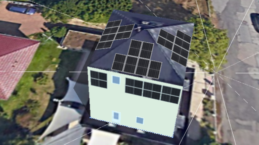 Bild zeigt eine Photovoltaikanlage in Dresden